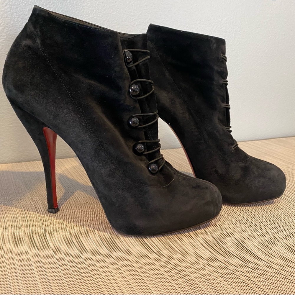 Christian Louboutin Suede Booties